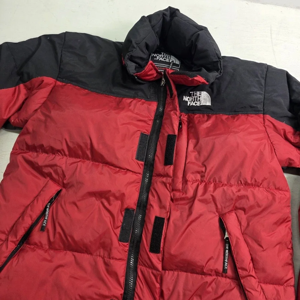 North Face Summit Series Gore-Tex XCRDown Puffer Jacket Mens M Red Black Vtg‎